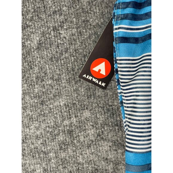 Airwalk Men's Size XLARGE swim trunks with Mesh inside Blue-mint green- grey NWT - Picture 6 of 16